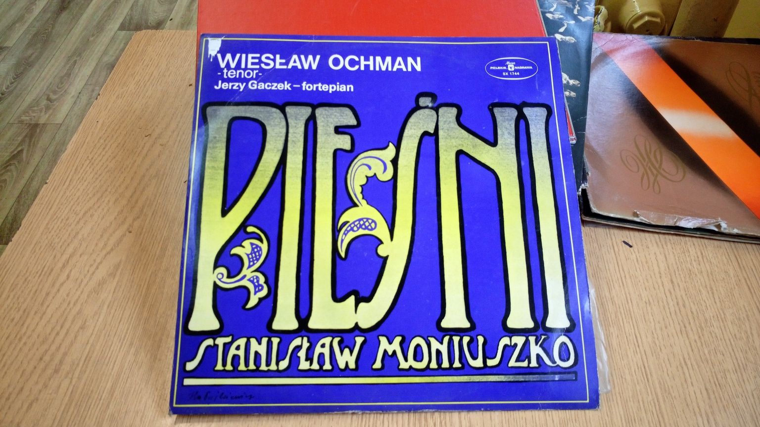 Pieśni Stanisław Moniuszko Wiesław Ochman  tenor Jerzy Gaczek fortepi