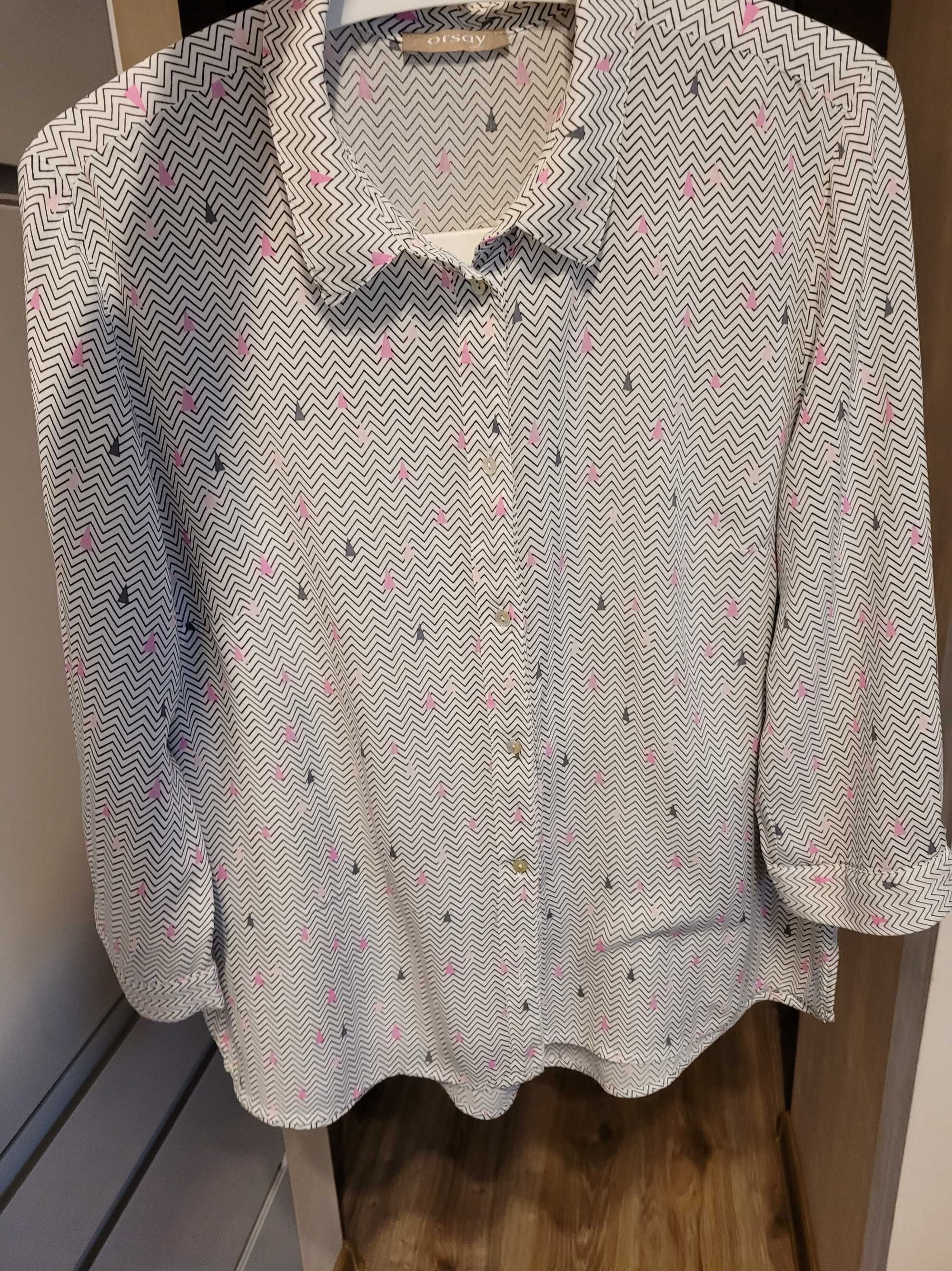 Bluzka koszula rękaw 3/4 Orsay wzór r. 40