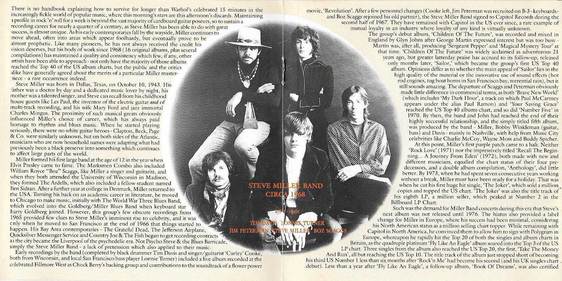 Steve Miller Band - - - - - The Best - - - - - CD