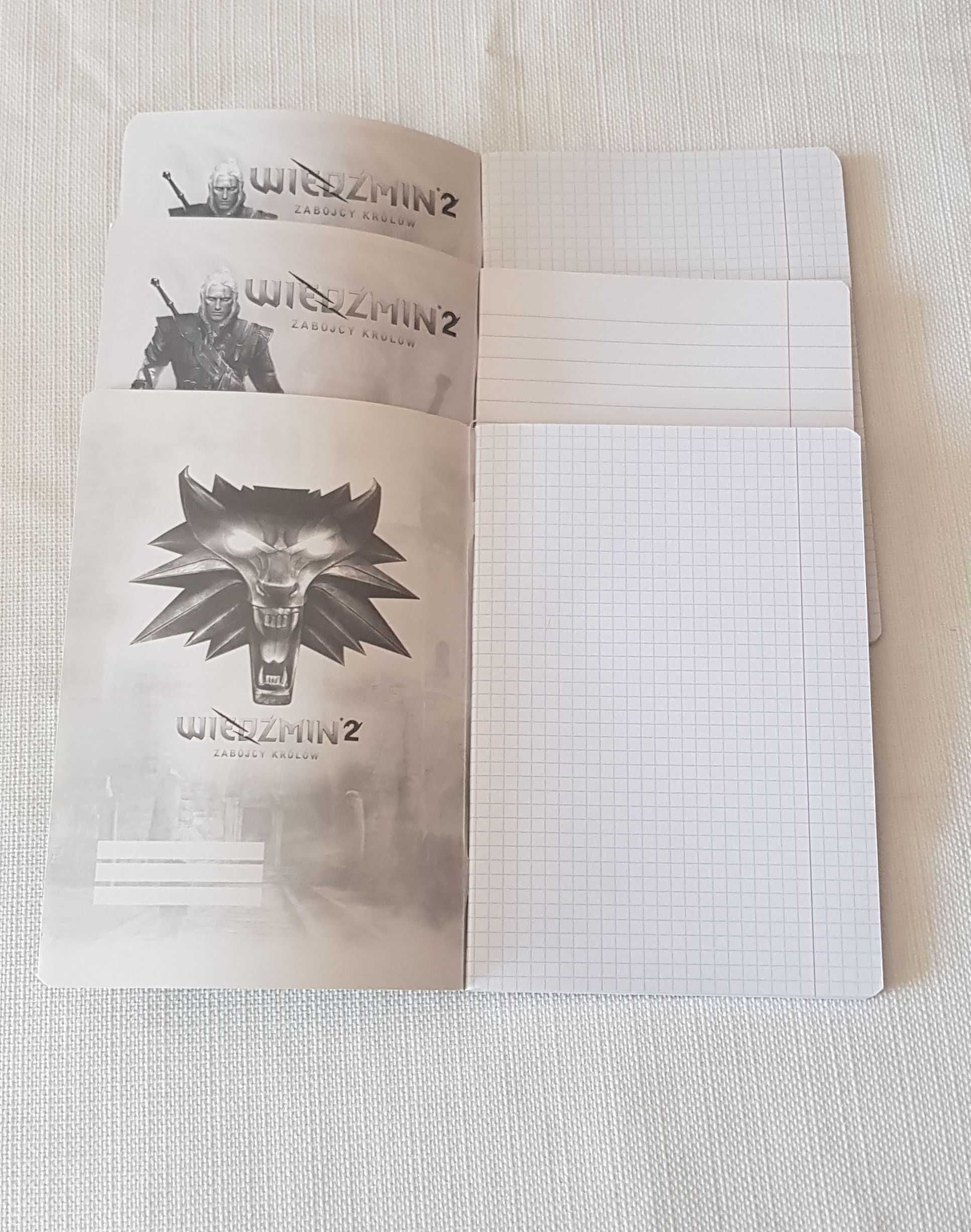 Zeszyty kolekcjonerskie z motywami z gry Wiedźmin 2