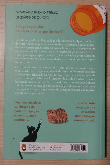 Livro "Vamos Receitar-lhe um Gato"