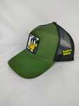 Nowa męska czapka z daszkiem w stylu trucker zielona z kaczorem Disney