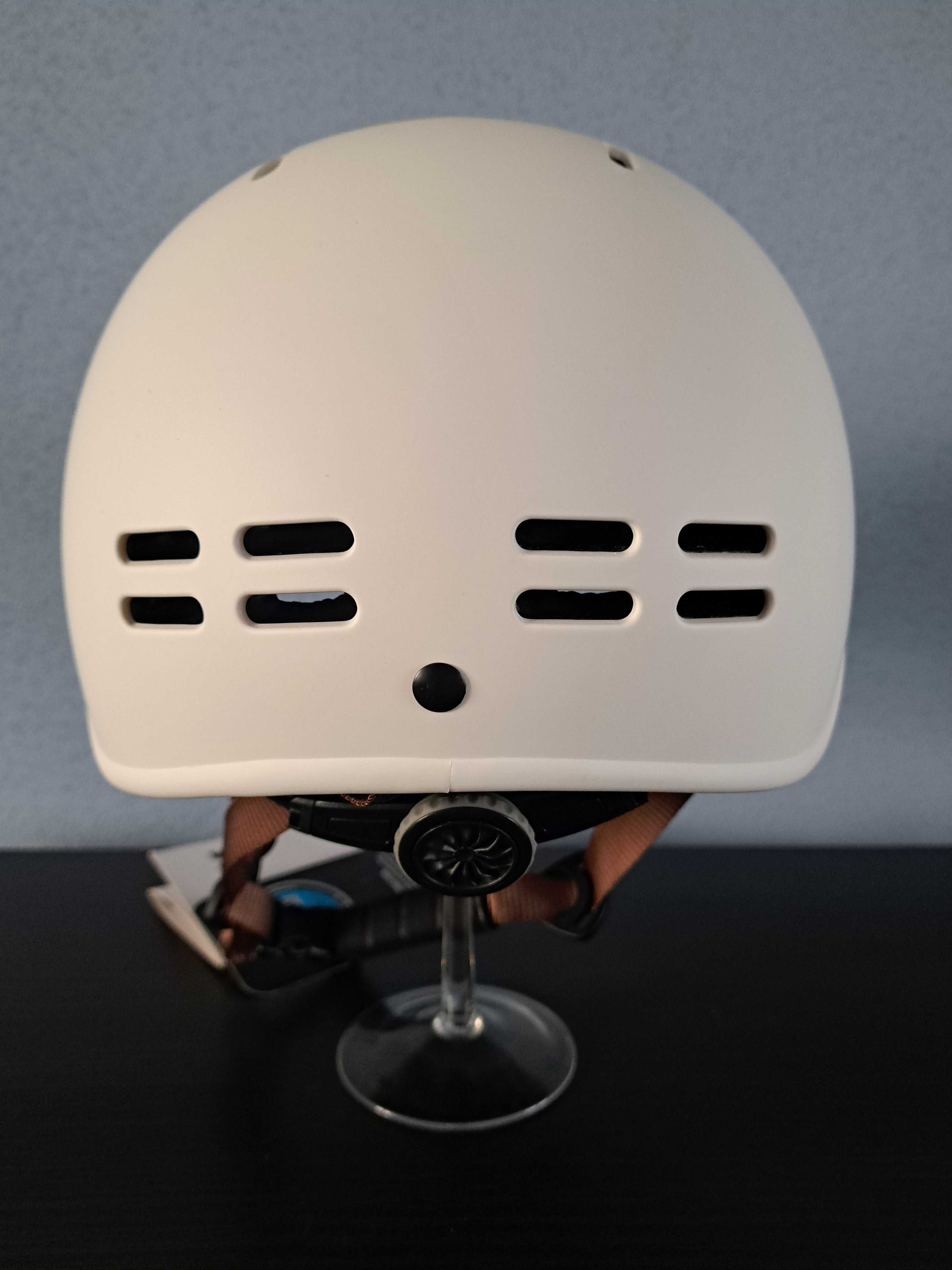Kaski Kask rowerowy OnBros Retro r. 56-61 cm biały