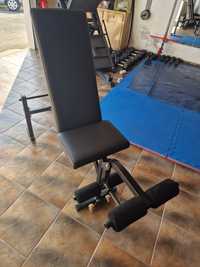 Vendo banco multifunções + leg curl + leg extension + banco scott