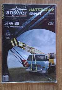 ANSWER 519 model kartonowy dźwig STAR 28