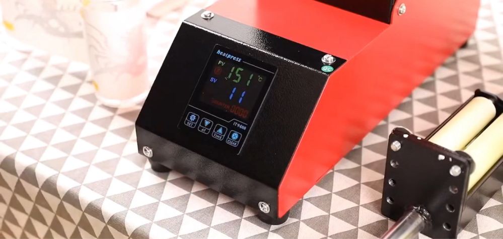 prensa térmica de sublimação transfer de rolo de 360 graus personaliza