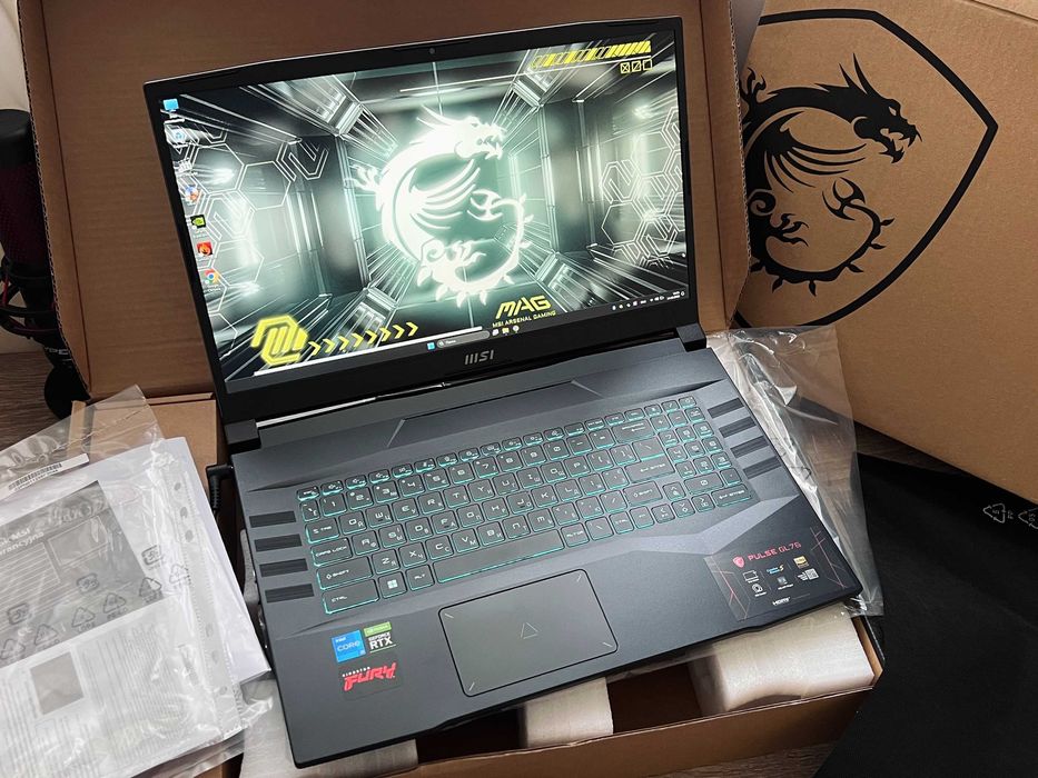 MAX 17 экран! Игровой ноутбук Msi Pulse 17 (RTX 3050Ti, 3060 , 4050)