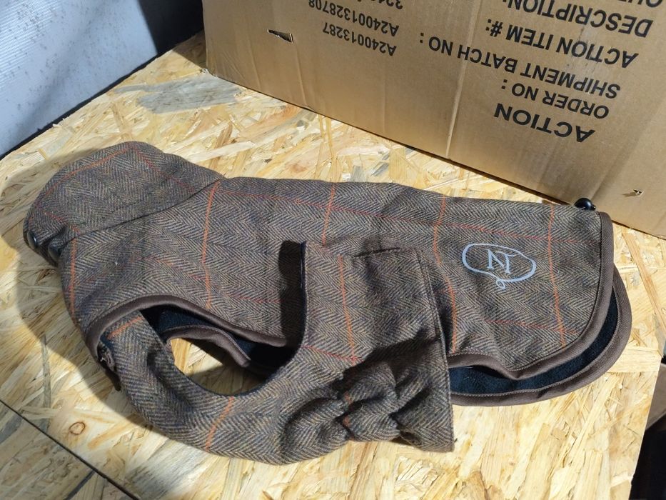 Ładny płaszcz dla psa Nomad Tales Tartan - rozmiar 40