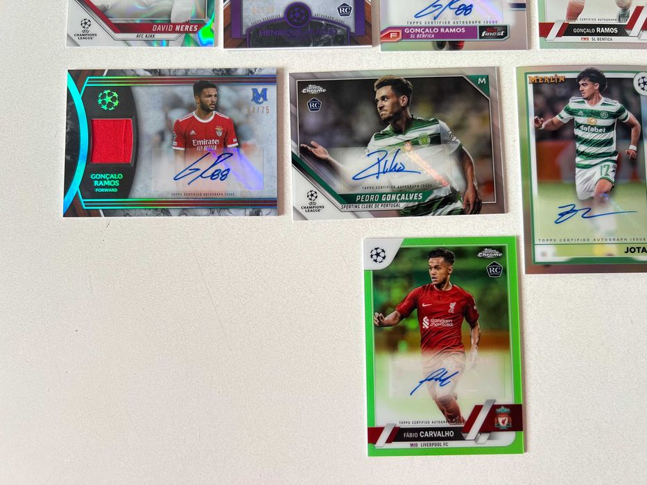 Cartas Topps Panini Auto