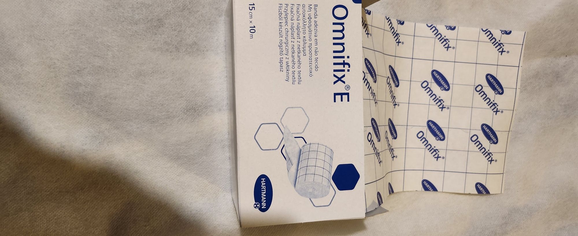 Omnifix E 10x15 i 10x10 elastyczny przylepiec włókninowy