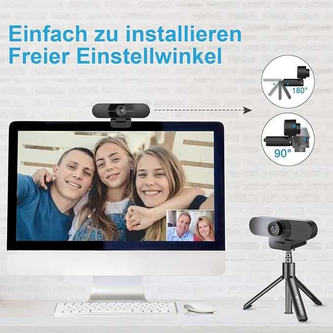 EMEET C960 Kamera Internetowa full HD 1080P 2 mikrofony
