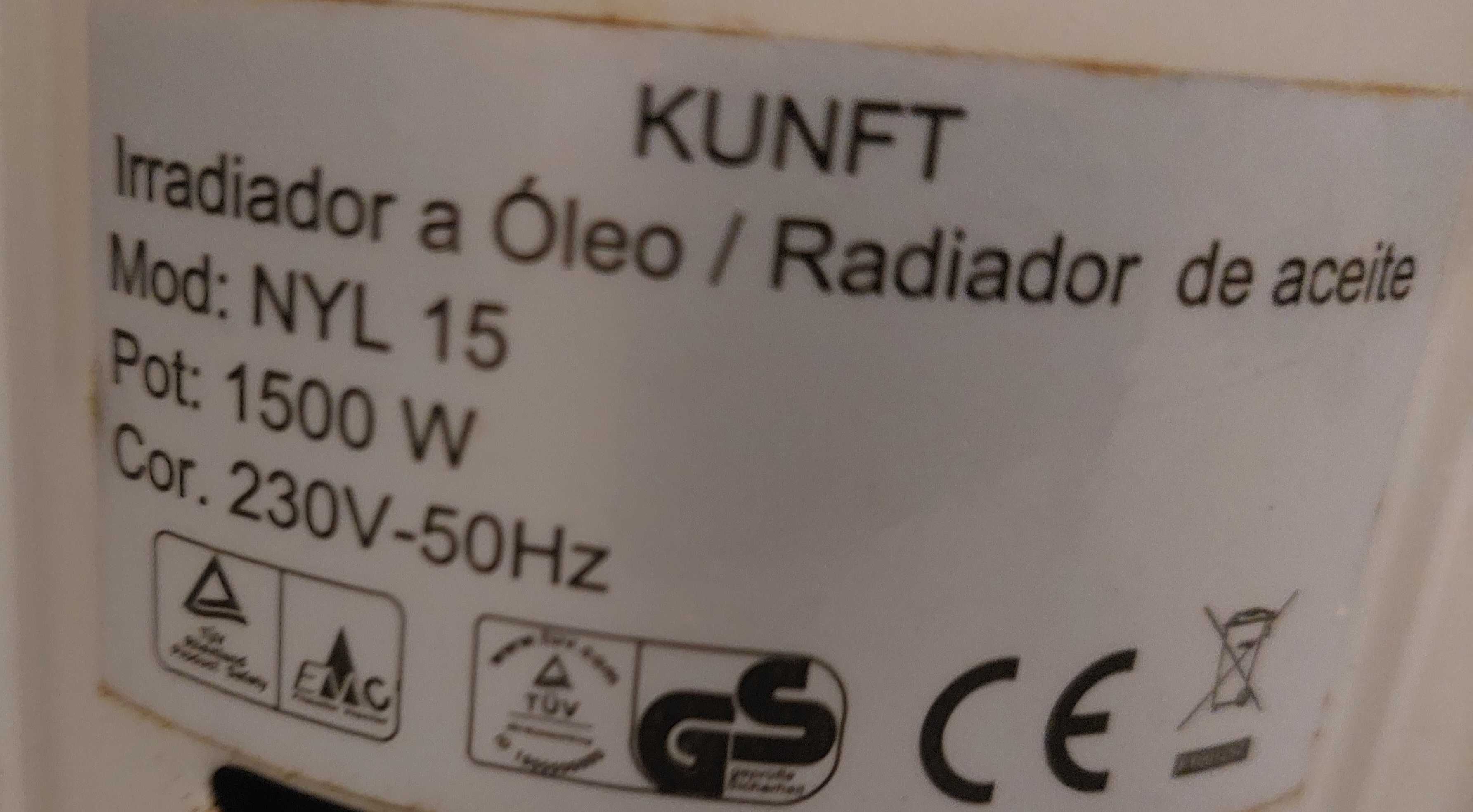 Irradiador a Óleo KUNFT