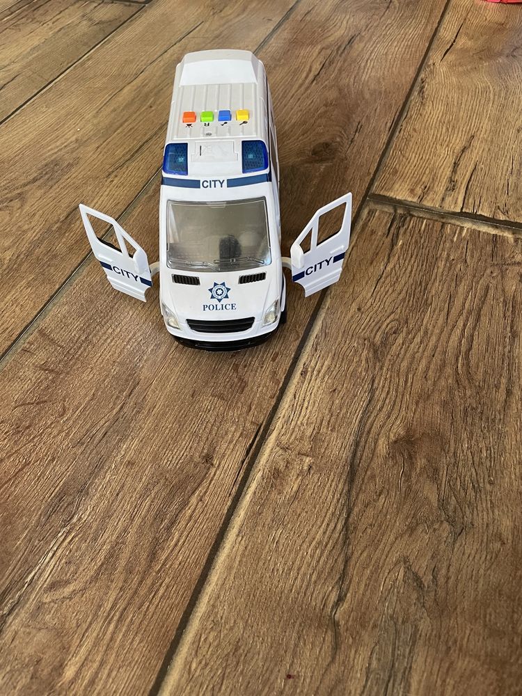 Wóz policyjny zabawka interaktywna