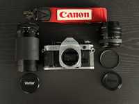 Фотоапарат Cannon AE-1 Program + Sigma 28 2.8  Vivitar 70-300 4.2- 5.8