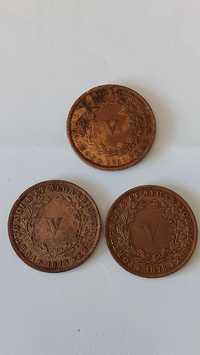 Moedas de V réis D.Luis l