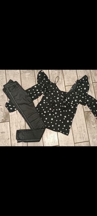 Nowa asymetryczna koszula + spodnie