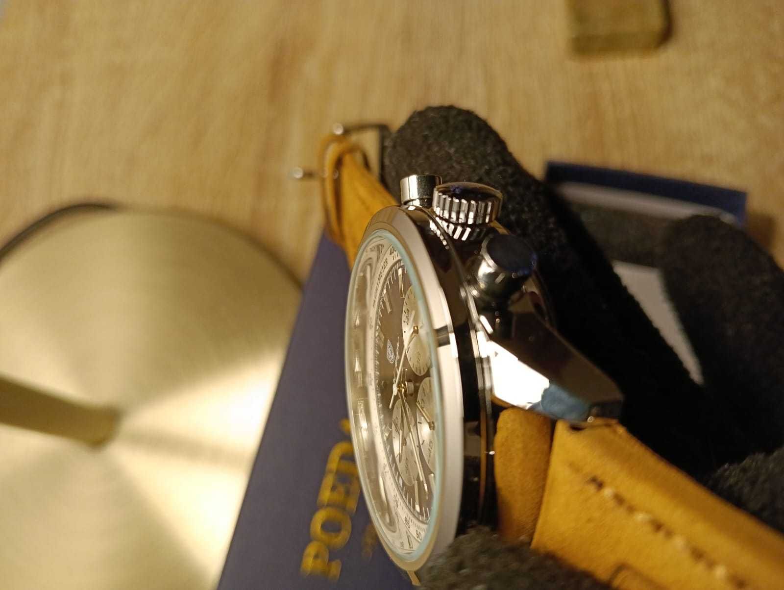 Relógio Poedagar Chronograph ref: P921 Novo
