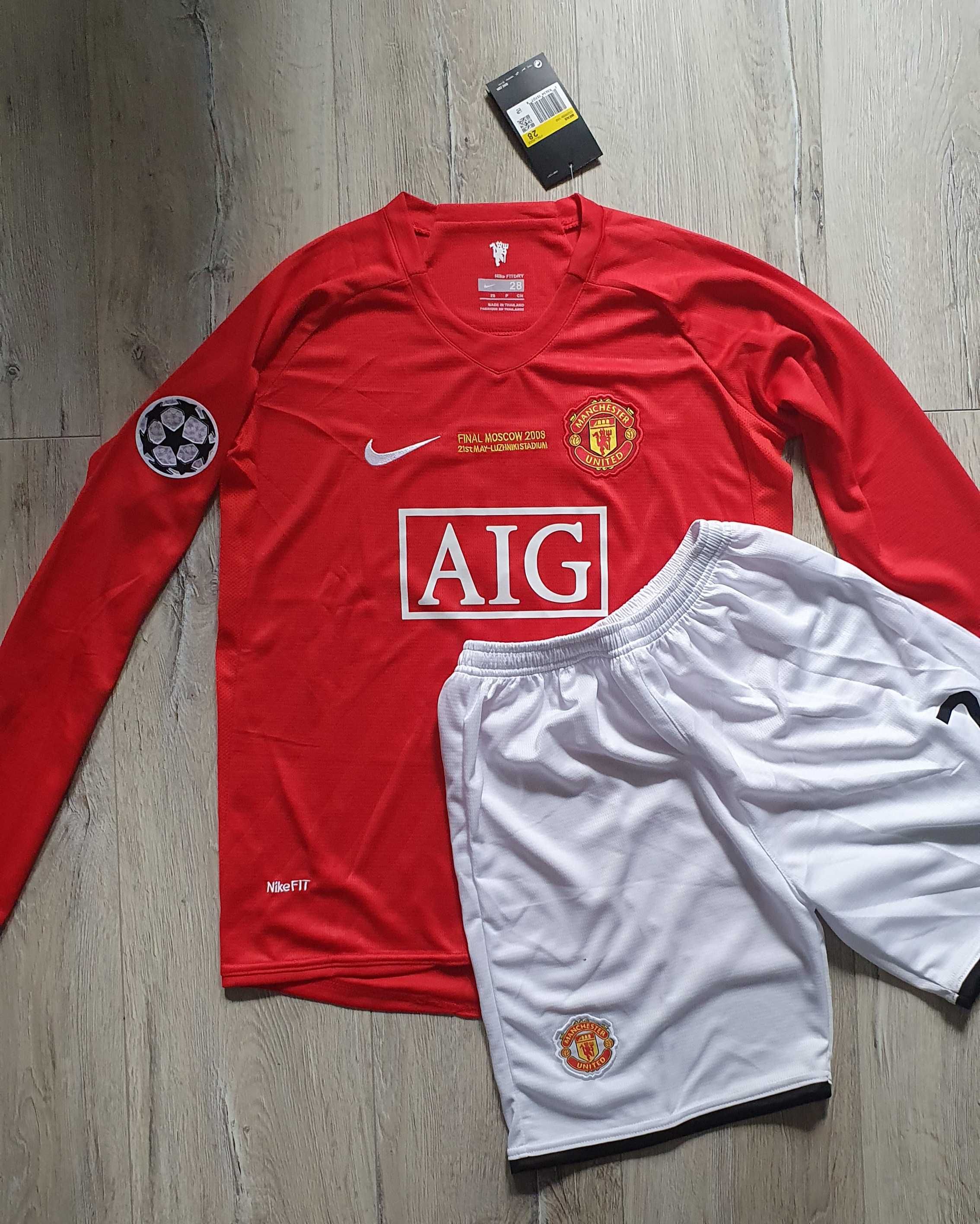 Komplet Dziecięcy Manchester United 2007/08, Ronaldo 7, Długi Rękaw
