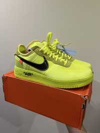 Nike air force off white volt
