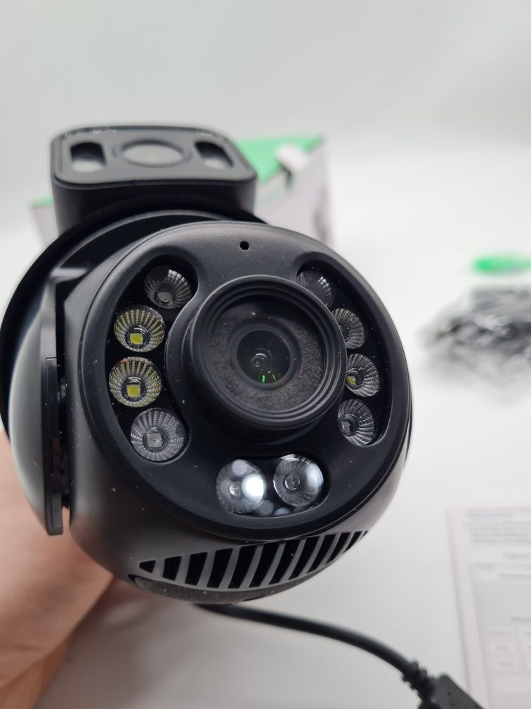 KAMERA IP DUAL ULTRA 6MP dwa obiektywy śledzenie ruchu WiFi