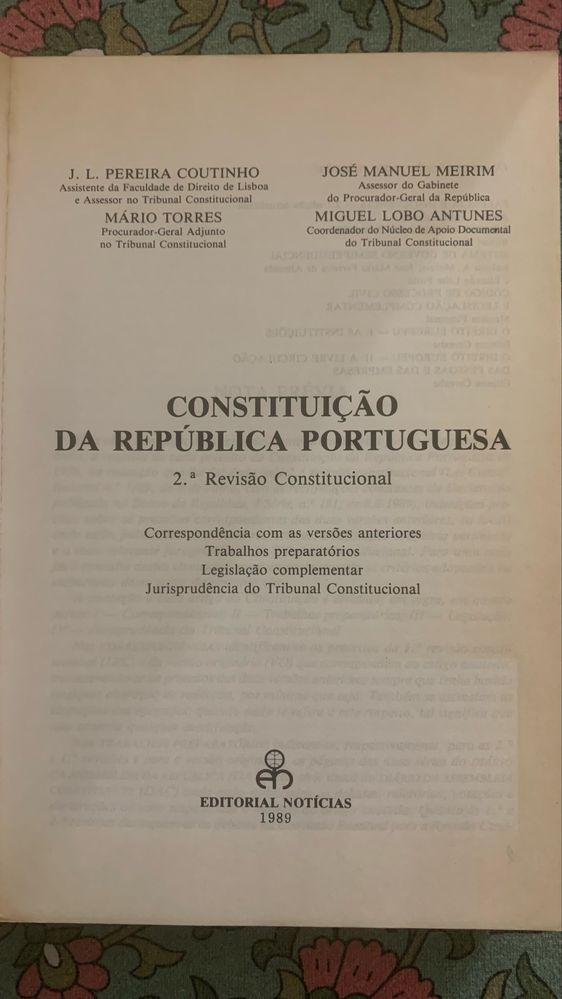 Constituição da República Portuguesa