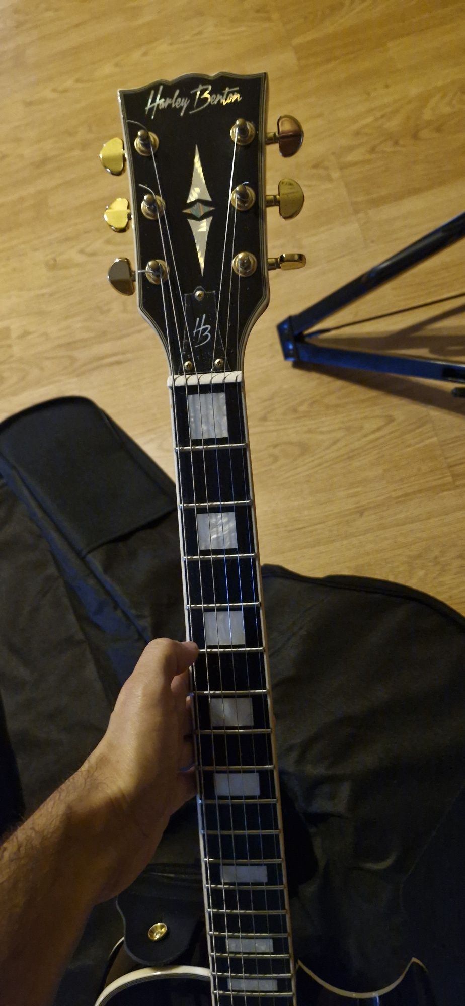 Harley Benton SC-500 BK Vintage Series (como nova)