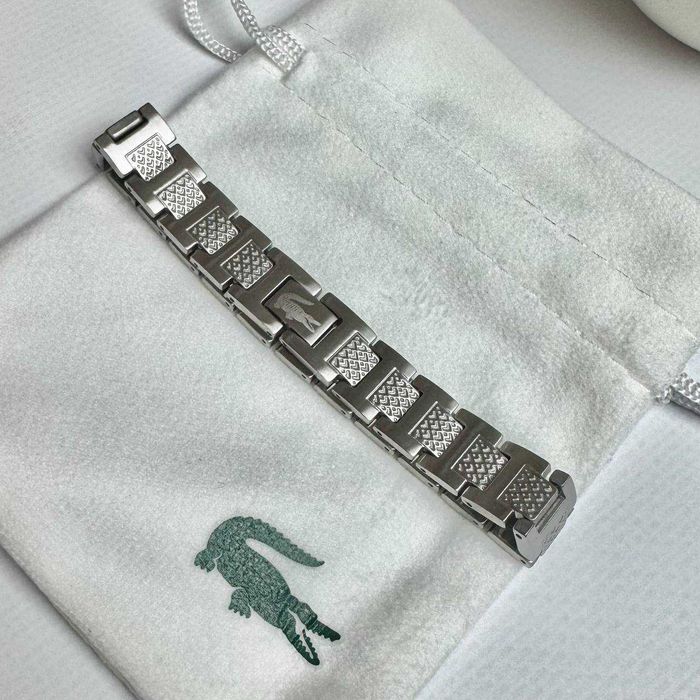 Браслет Lacoste | Сірий Браслет Лакоста