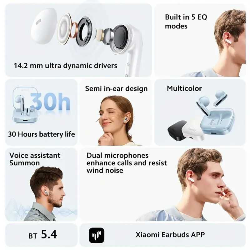 Xiaomi Redmi Buds 6 Active słuchawki bezprzewodowe