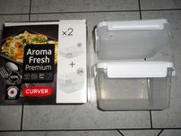 curver pojemniki na żywność Aroma Fresh Premium 2szt 1,1l + 2,4l nowe