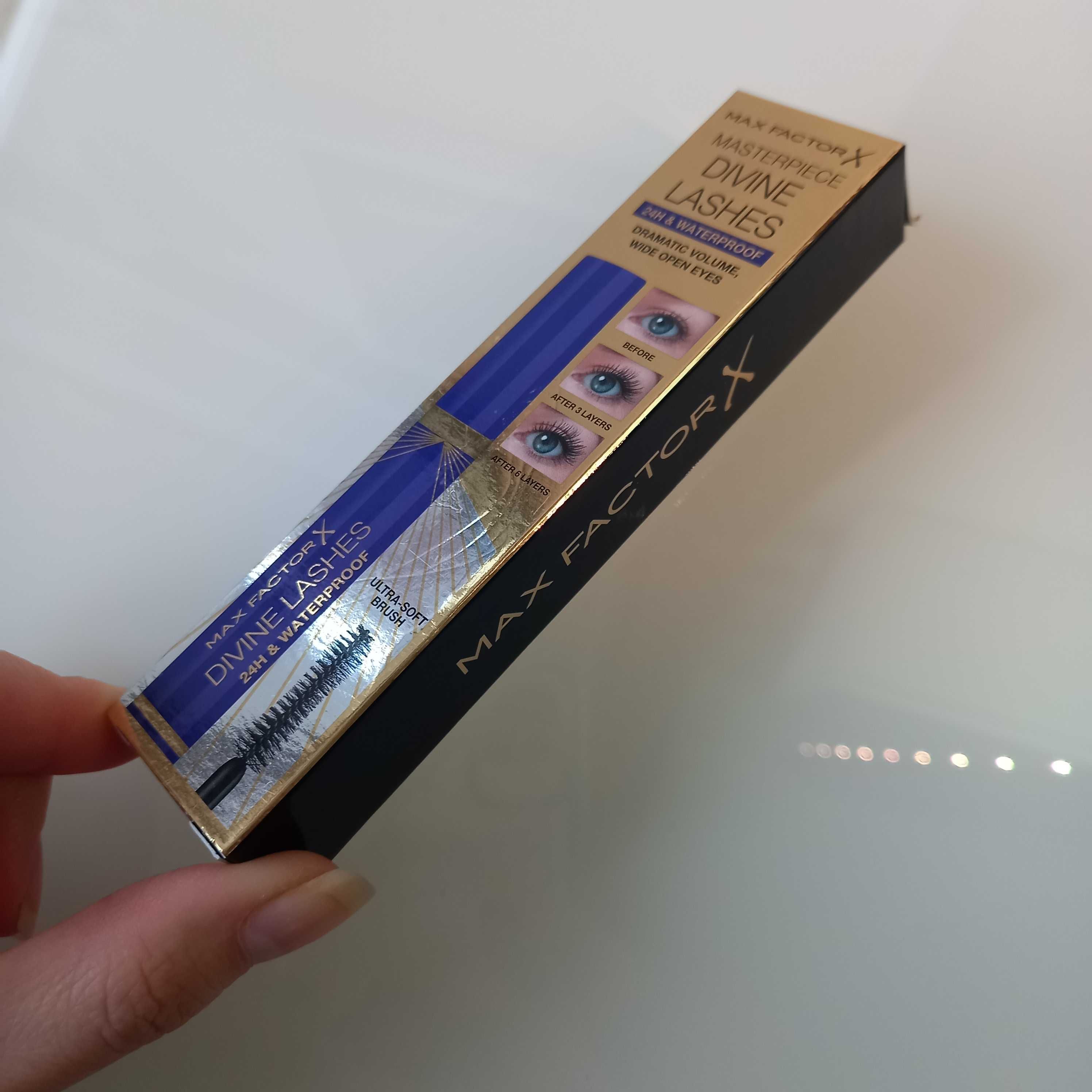Max Factor Divine Lashes Waterproof Mascara tusz do rzes czarny nowy