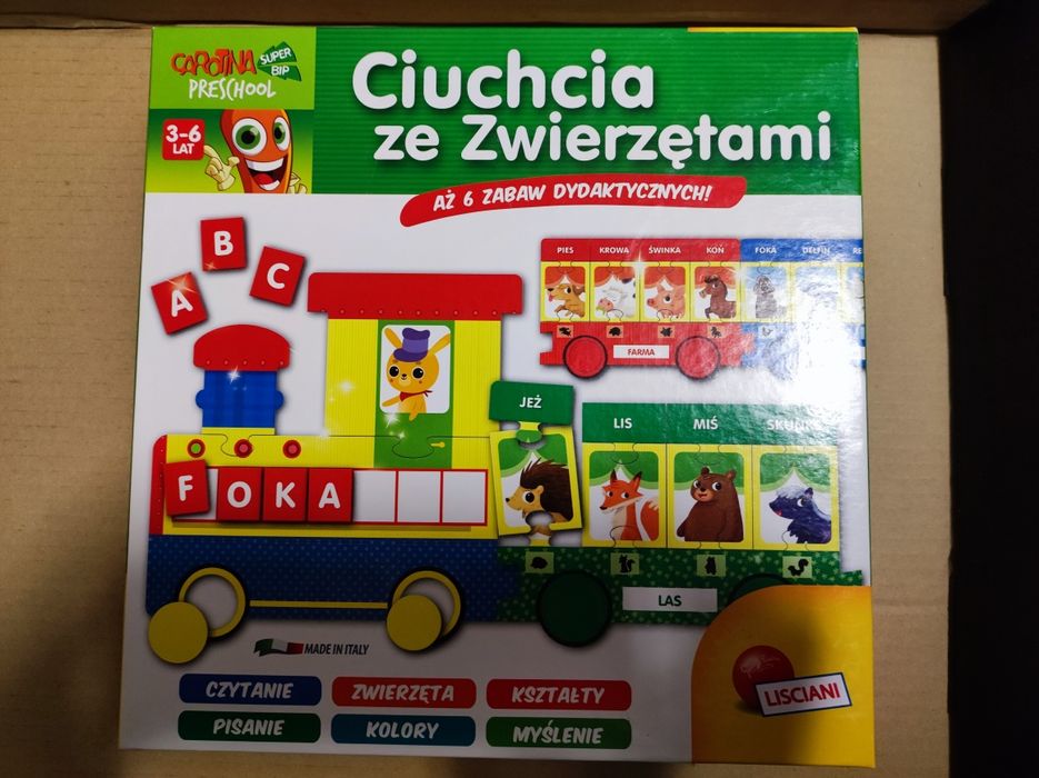 Ciuchcia że zwierzętami gry