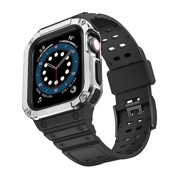 Protect Strap Band opaska z etui do Apple Watch 7 / 6 / 5 / 4 / 3 / 2