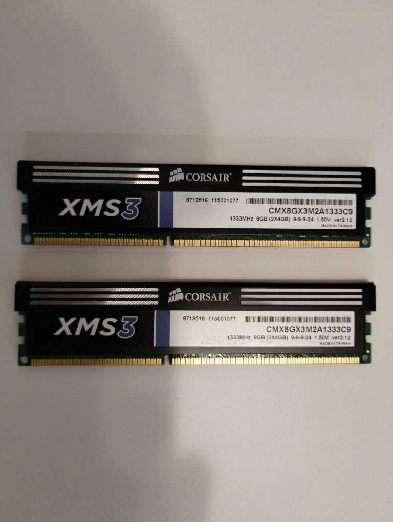 Corsair DDR3 2x4GB 1333Mhz