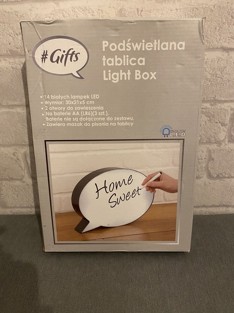 Dekoracyjna tablica lightbox