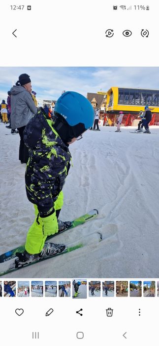 kurtka narciarska spodnie narciarskie rękawiczki 4F 128