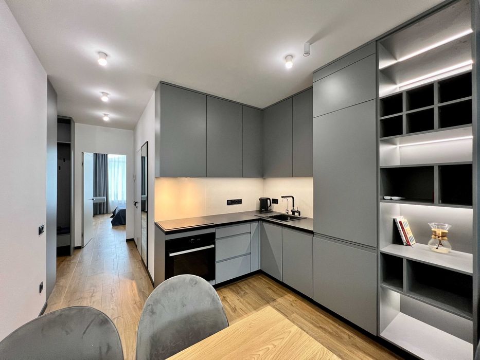 Гармонійна 1-кім 44м2 з двостороннім плануванням в ЖК Республіка