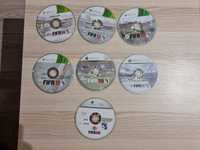 Zestaw gier Fifa 08 - 14 xbox 360 7szt