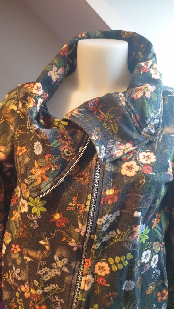 Piękna bluza damska Medicine XS letnie kwiaty/las