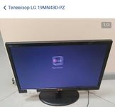 Телевизор/монитор LG 19MN43D- Pz и тюнер состояние нового.