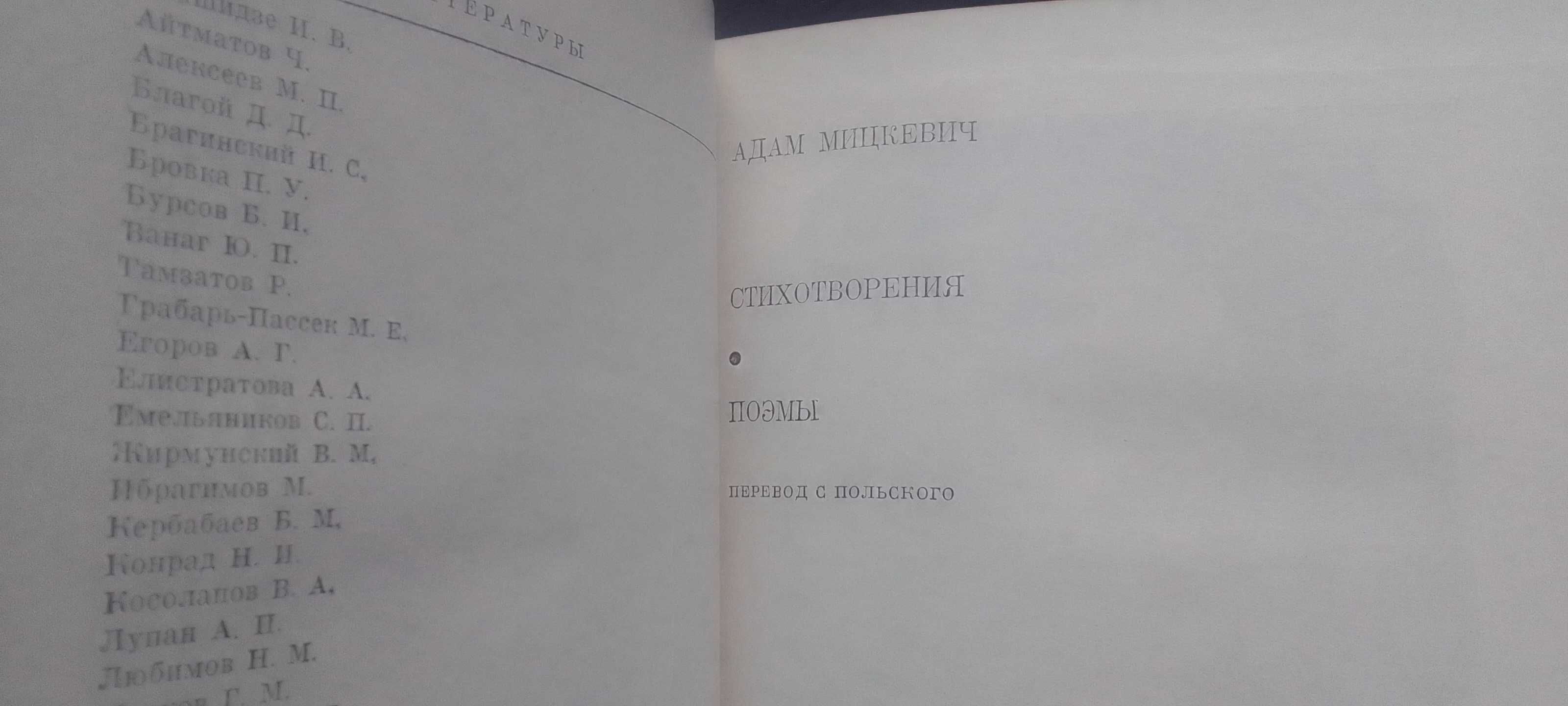 Адам Мицкевич, Ярослав Гашек.