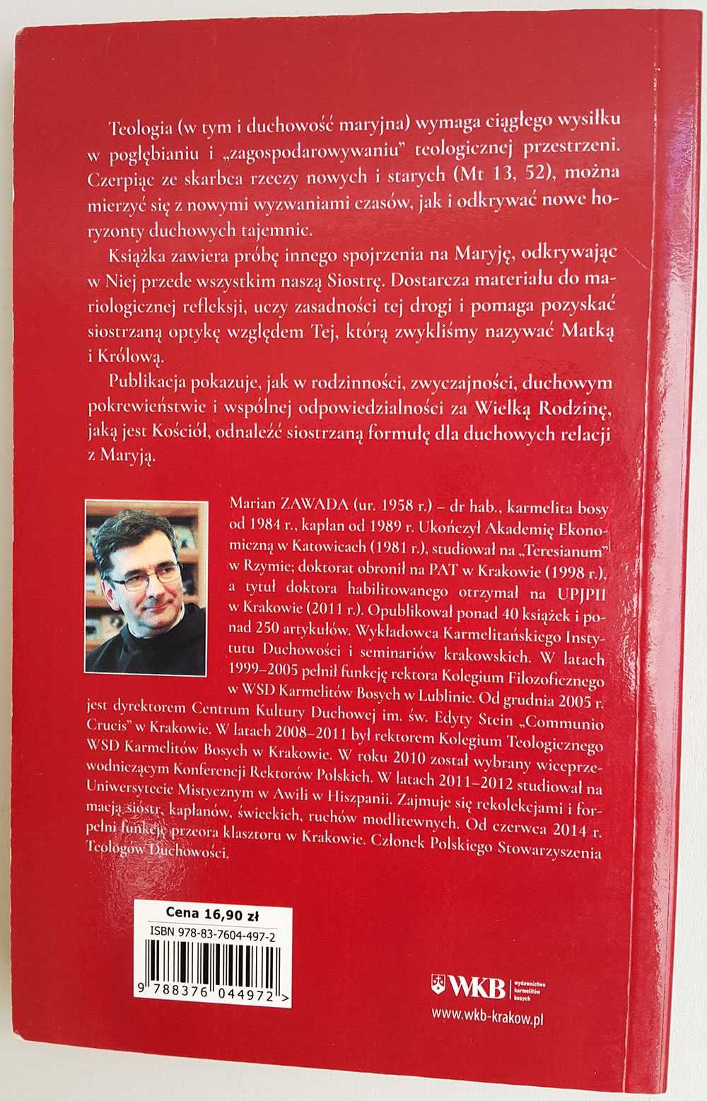 Zbratanie z Maryją W stronę Maryjnej siostrzaności Marian Zawada OCD