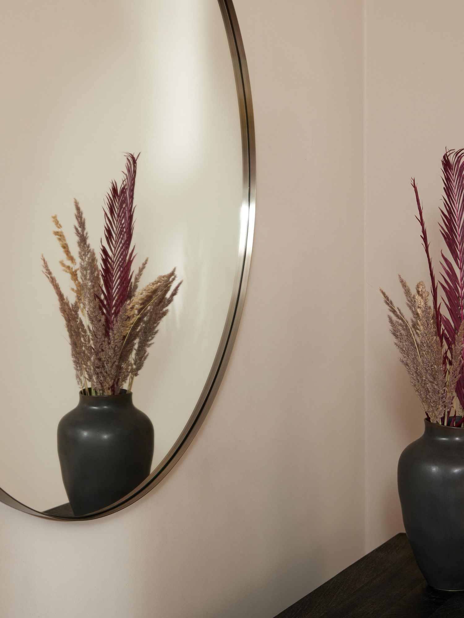 Okrągłe lustro ścienne Lacie 100 cm