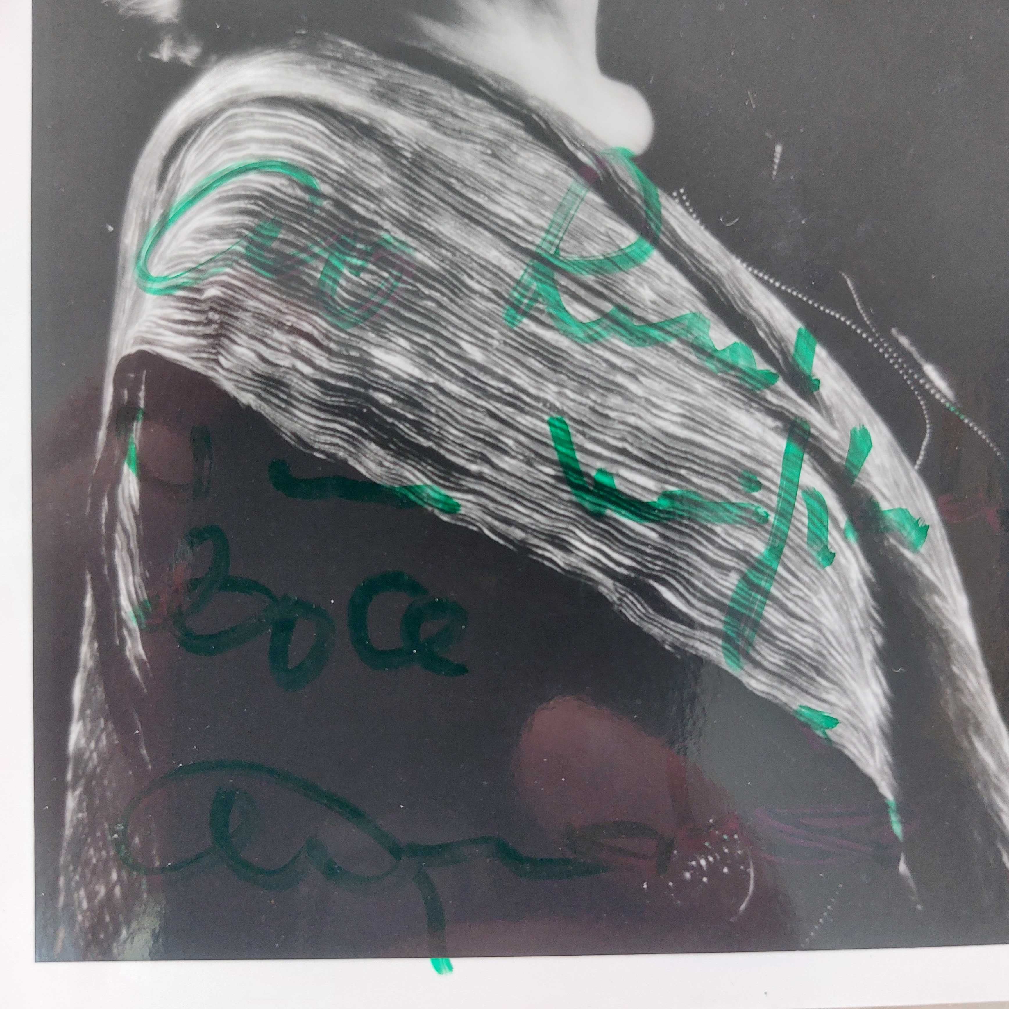 Amalia Rodrigues Foto com dedicatória e autografada