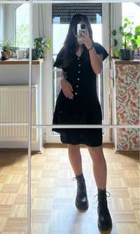 Czarna sukienka idealna na lato rozmiar XS