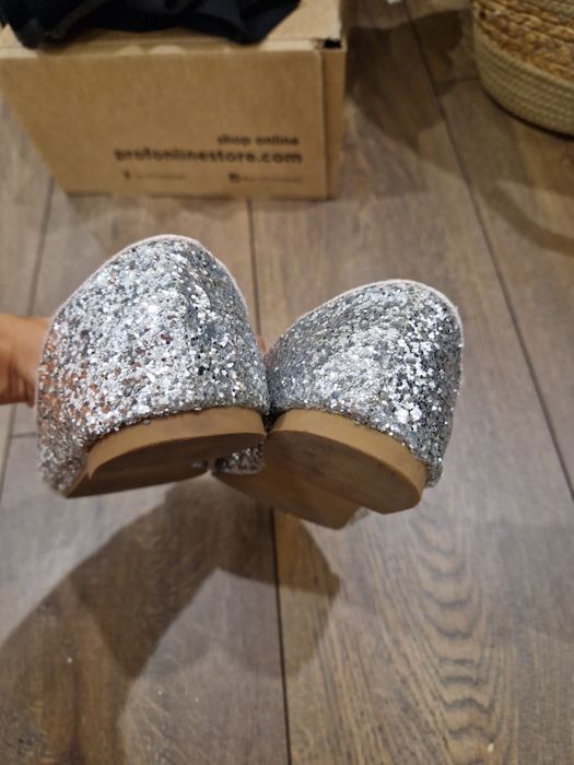 Loafers stradivarius prateados 38