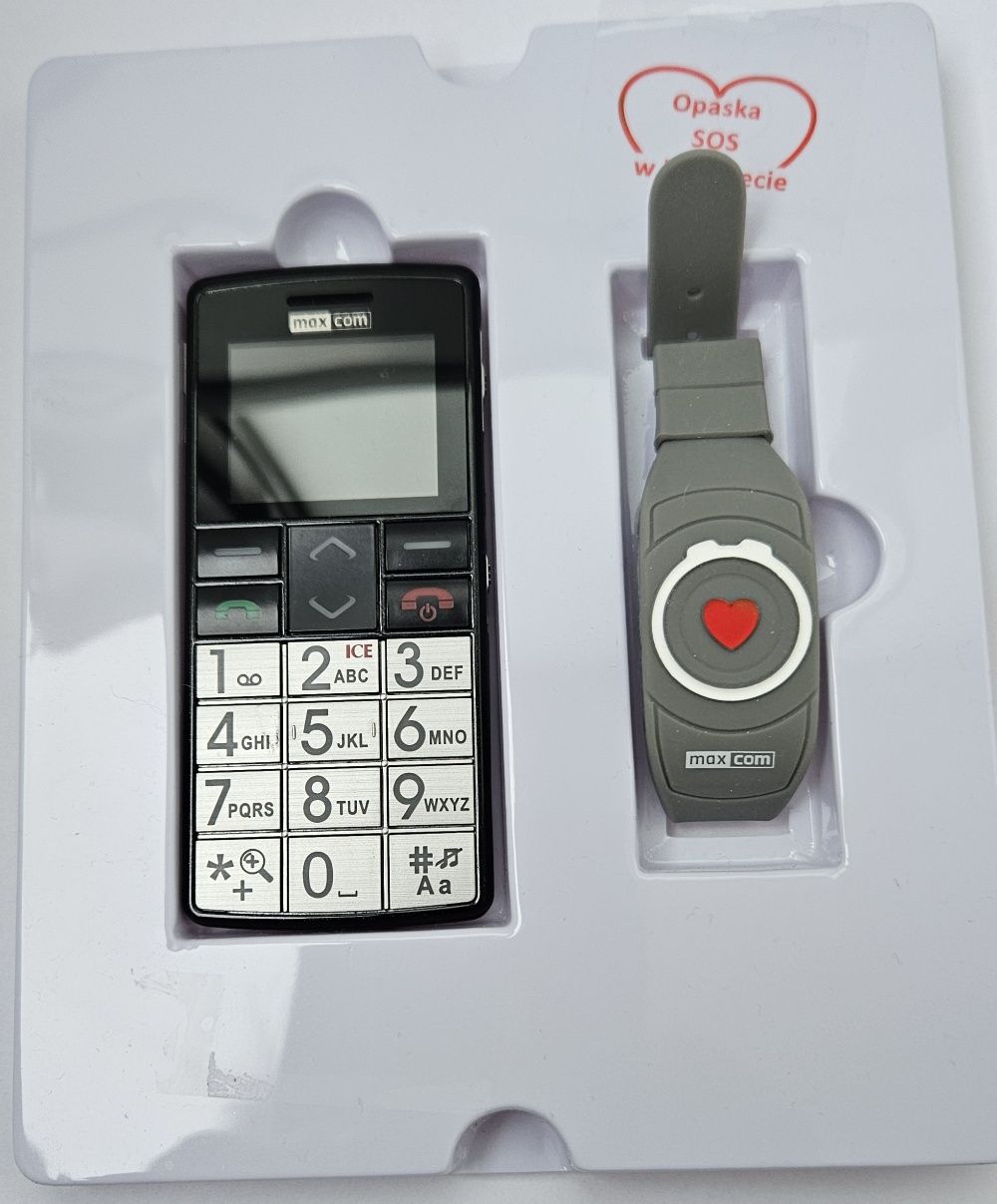 Telefon MAXCOM MM715BB z SOS