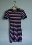 Obcisła sukienka H&M paski r. 34 letnia
