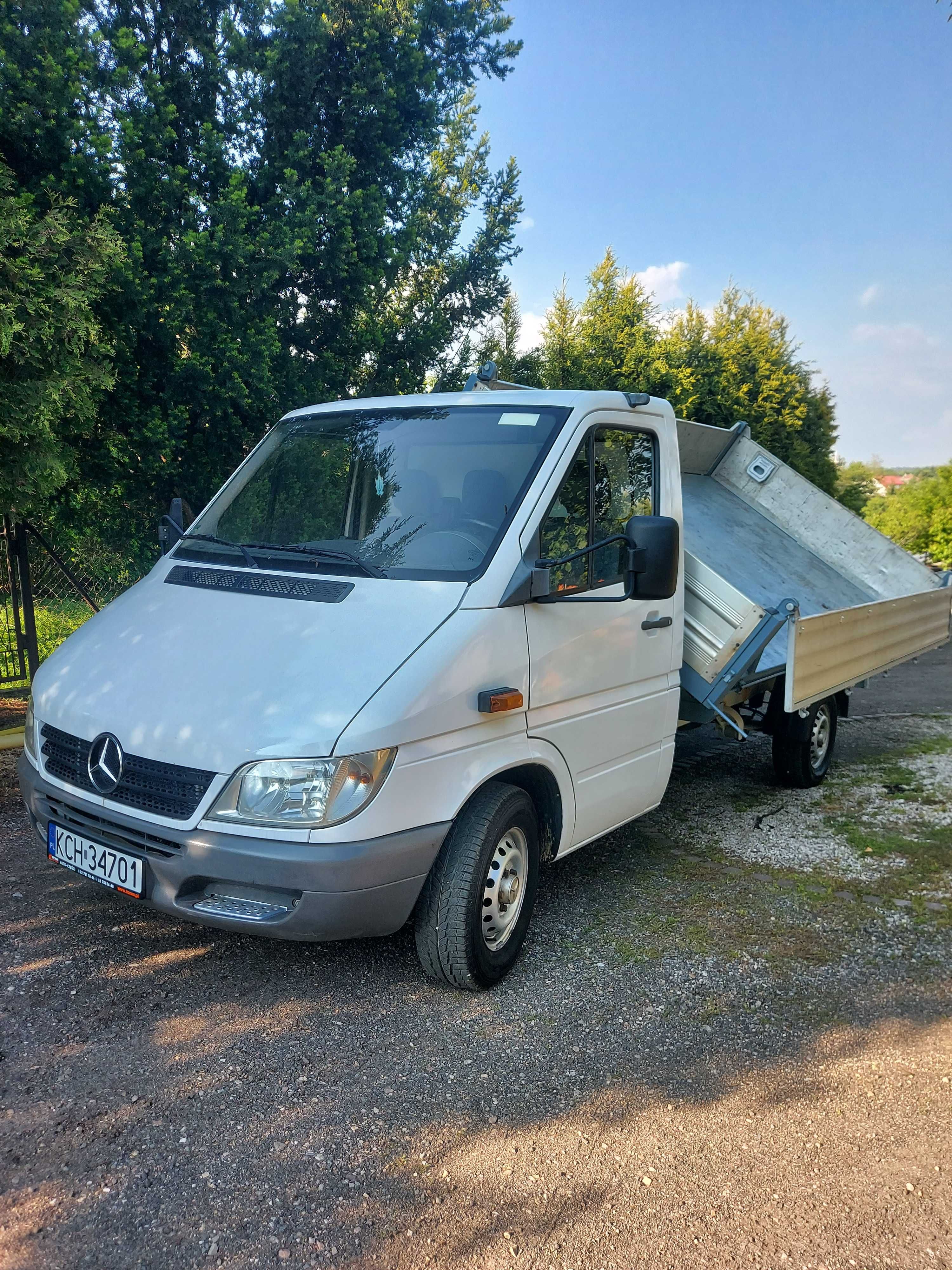 Sprinter 313 Wywrot Kiper 3 strony Klima Zarejestrowany
