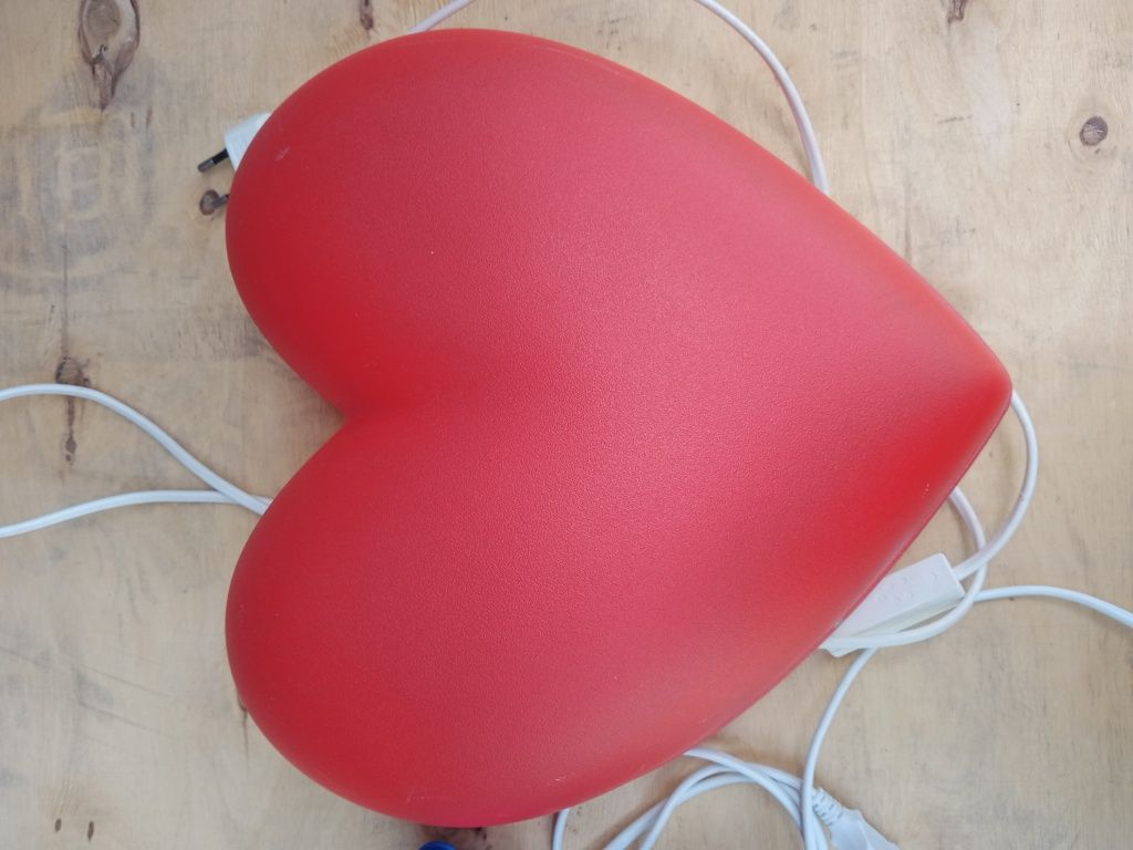 Lampki nocne Ikea,  lampka serce, lampka gwiazdka.