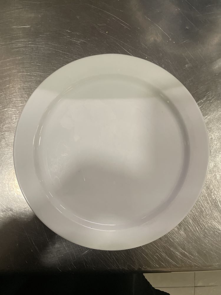 Prato branco 15cm diametro